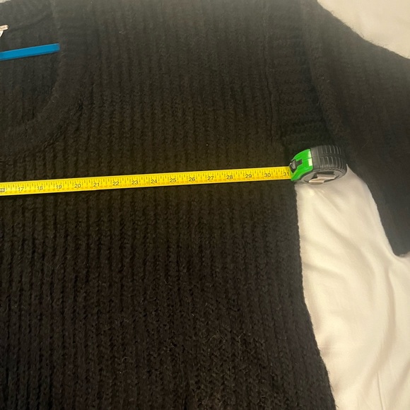 Free People XL Black Oversized Sweater - Picture 5 of 8